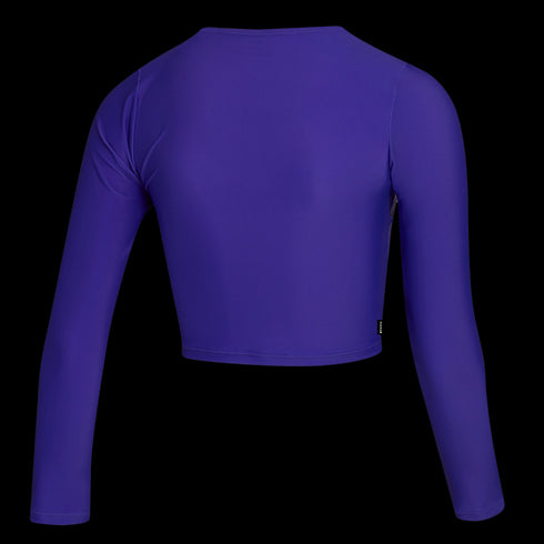 Sunn L/S Crop Rashvest Women - Purple